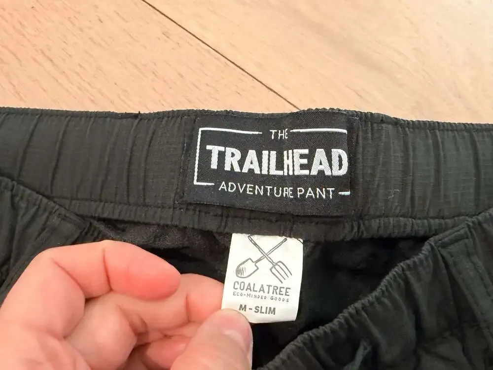 Coalatree The Trailhead Adventure Pants Black Size M-Slim - Picture 4 of 11